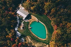 Arrow Aerial View