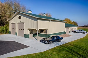 Barn with Classic Cars