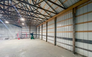 Pole Barn without Batt Insulation