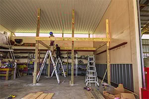Building a Pole Barn Loft