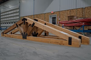 Cedar Timber-Frame Truss