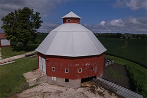 Decagonal Pole Barn Renovation