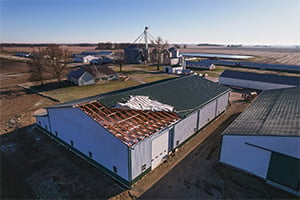 Document Pole Barn Storm Damage