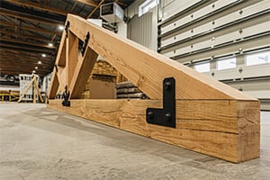 Douglas Fir Timber-Frame Truss