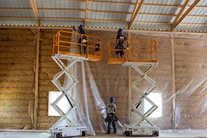 Install Pole Barn Interior Renovation