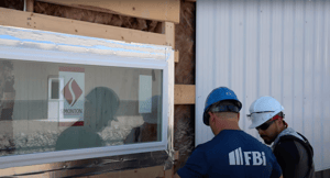Install the pole barn window