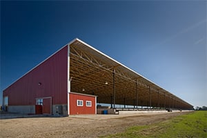 Monoslope_Pole_Barn_Roof