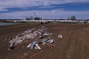 Pole Barn Debris