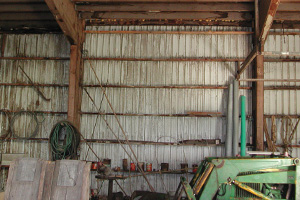 Pole Barn Interior Before Renovation Project