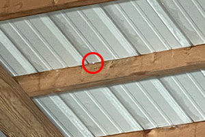 Pole Barn Metal Roof Leak