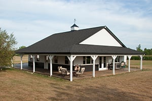 FBi Buildings, Porch and Cupola, Wainscoting