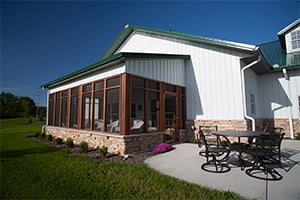 Post Frame Exterior Porch