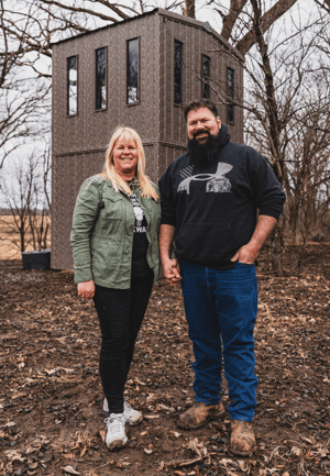 Rob & Emily Sharkey_SharkFarmer Deer Blind