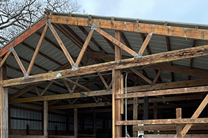 Rotted Pole Barn Trusses