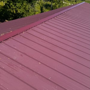 Steel Pole Barn Ridge Cap-1