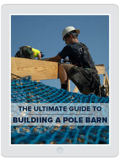 The Ultimate Guide to Building a Pole Barn_iPad E-Book Cover Image